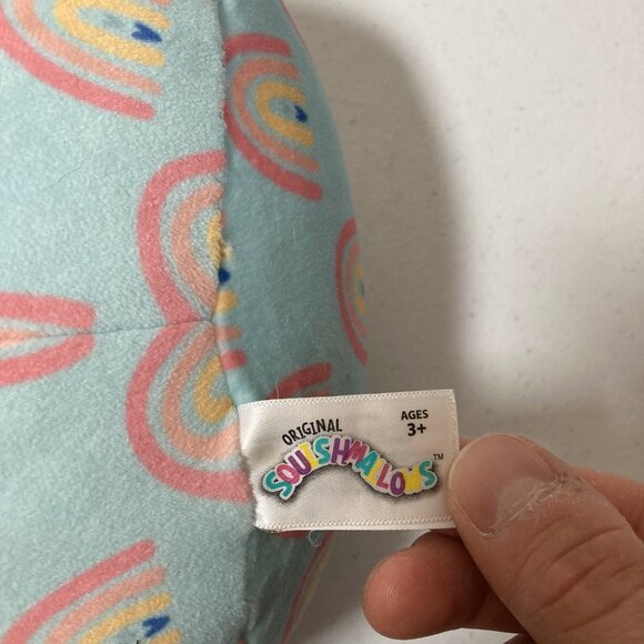 Squishmallows Rainbow Unicorn Pig with Wings & Mohawk - 8" Plush - Used - Picture 8 of 10